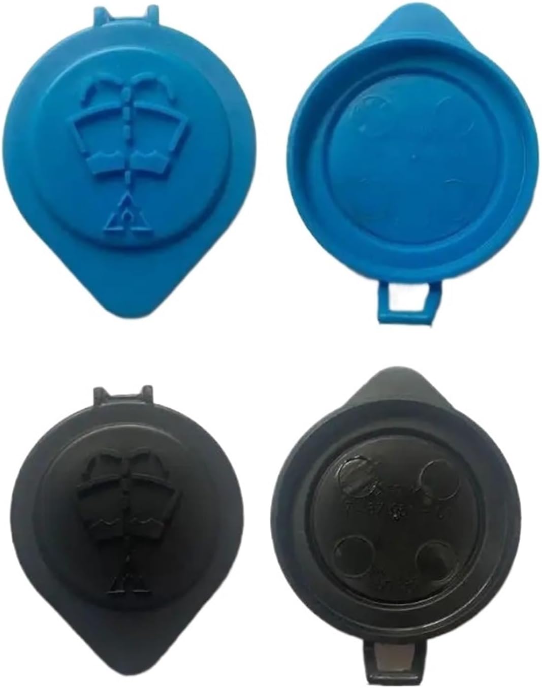 SUV Car Windshield Washer Reservoir Cover 61661379054 Tank Bottle Washer Fluid Cap Lid Fit For BMW E21 E28 E30 E32 E34 E39(Blue)