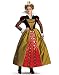 Disguise Women's Red Queen Deluxe Adult Costume, (Alice in Wonderland), Multi, Large (12-14) Costume