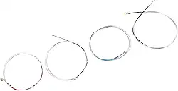 4pcs Violin Substituição de reposição de aço inoxidável Acessórios de instrumentos de violino profissionais para vários tamanhos e marcas de violino