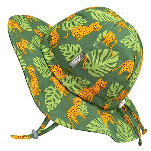 Image of JAN & JUL 50+ UPF Cotton Sun Hat with Wide Brim for Toddler Girls