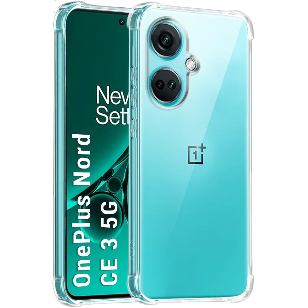 TheGiftKart TPU+PC Crystal Clear Back Cover Case For Oneplus Nord Ce 3 5G | 360 Degree Protection | Shock Proof Design | Transparent Back Cover Case For Oneplus Nord Ce3 5G (Transparent Bumper) (B0CG263K87) Amazon Price History, Amazon Price Tracker