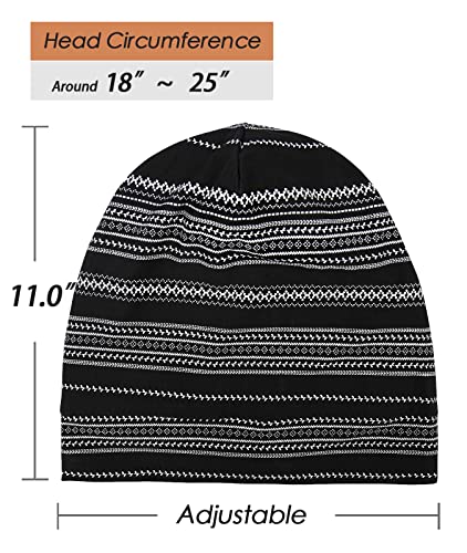 Image of Satin Lined Sleep Slouchy Cap Curly Girl Slap Headwear Gifts For Frizzy Hair Women