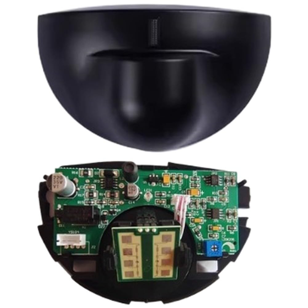 Whychstore Sensore automatico per porta, rilevatore di movimento a microonde con sonda da 24,125 GHz per supermercati, centri commerciali, hotel, AC/DC 12-24 V, ABS, ignifugo, grigio