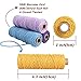 Macrame Cord 3mm x 594 Yards, 18 Rolls Natural Colored Macrame Cotton Cord Rope Kit Color Variety Macrame Jute Twine String 4 Strand Twisted for Wall Hanger Plant Hanging DIY Knitting Macrame Supplies