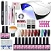 Produktbild Saint-Acior 36W UV +LED Nagellampe Starterset 10x Gel Lacken für UV Nageldesign Gelnägel Nagelset uv Gel Lacken Set