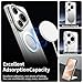 Pzwoxukhov Compatible with Huawei Pura 80 Pro Case Cover,Compatible with Magsafe,Shockproof Magnetic Phone Case，Compatible with Huawei Pura 80 Pro+ Case White