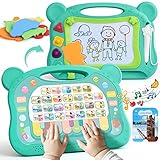 Interactive Alphabet & Magnetic Drawing Board for Toddler,Electronic Learning & Education Toys with...