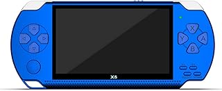 X6 Handheld Game Console, Retro Games Console Built-in 10000+ Games, 4.3-inch HD Screen and Camera, 10 Emulators, Handheld Emulator Console Support TV Output Video Music eBook
