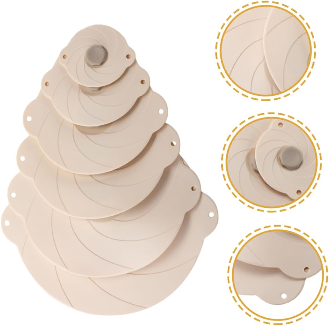 1Set Silicone Stretch Lids Microwave Oven Safe Food Covers for Bowls and Pans Prevents Splatter Keeps Food Various Container