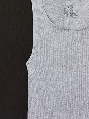 Hanes Ultimate Mens Tagless Tank - Multiple Packs And Colors Undershirts, Assorted 4 Pack, Large Us #TOP28