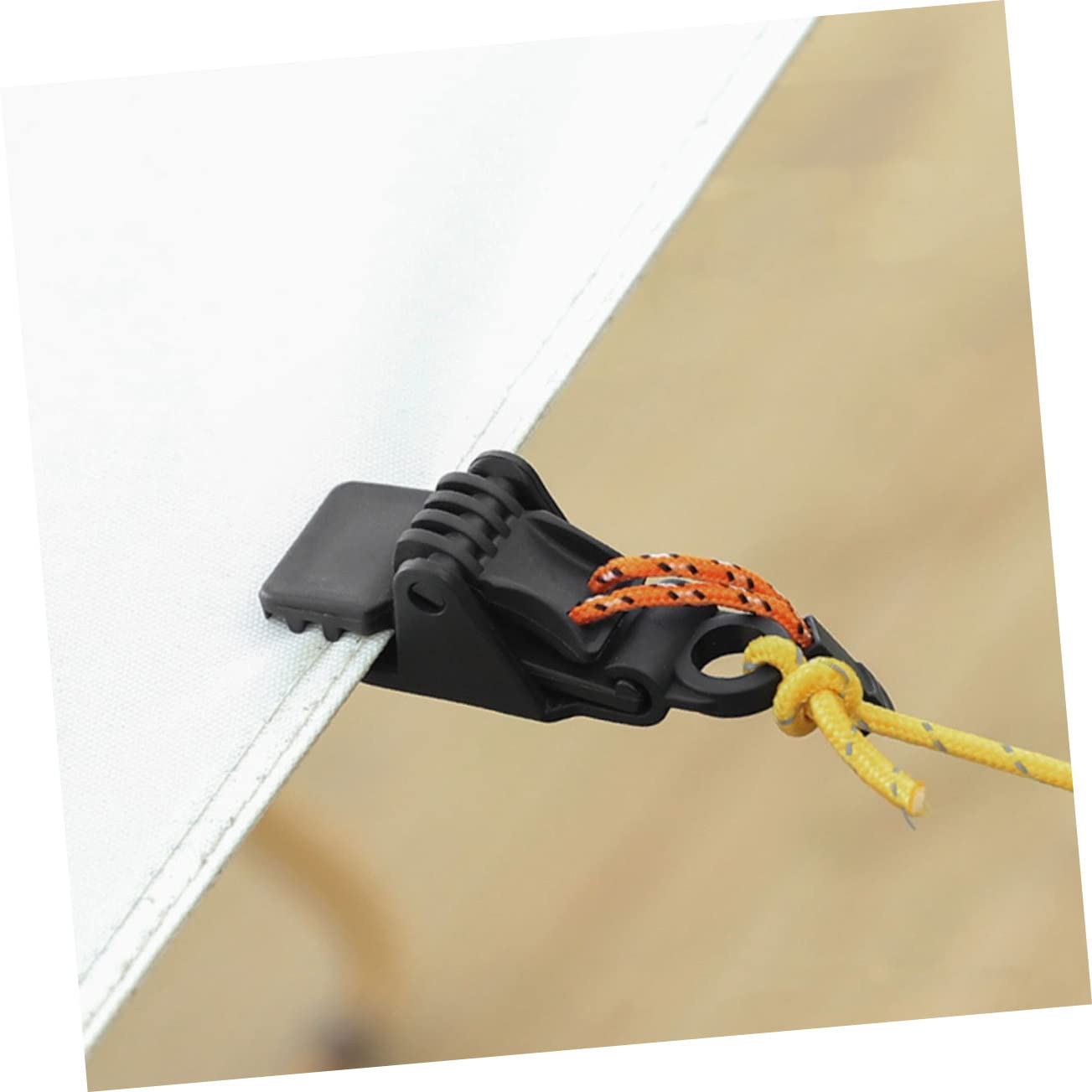 BESPORTBLE Clip De Toldo De Tienda Sensor Lonas para Acampar Tent Clip para Toldos Convenientes Sujetadores De Carpa Cierres Prácticos para Tiendas De Campaña Acrílico