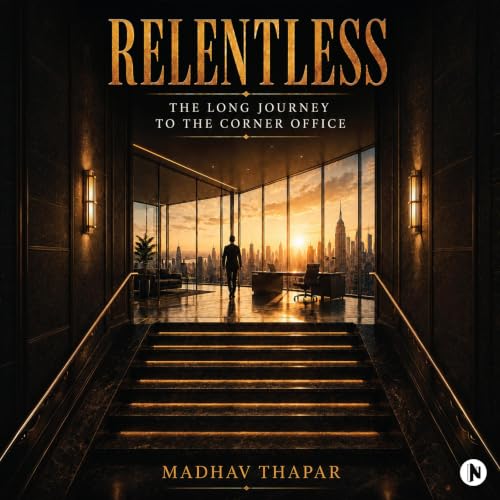 Diseño de la portada del título Relentless