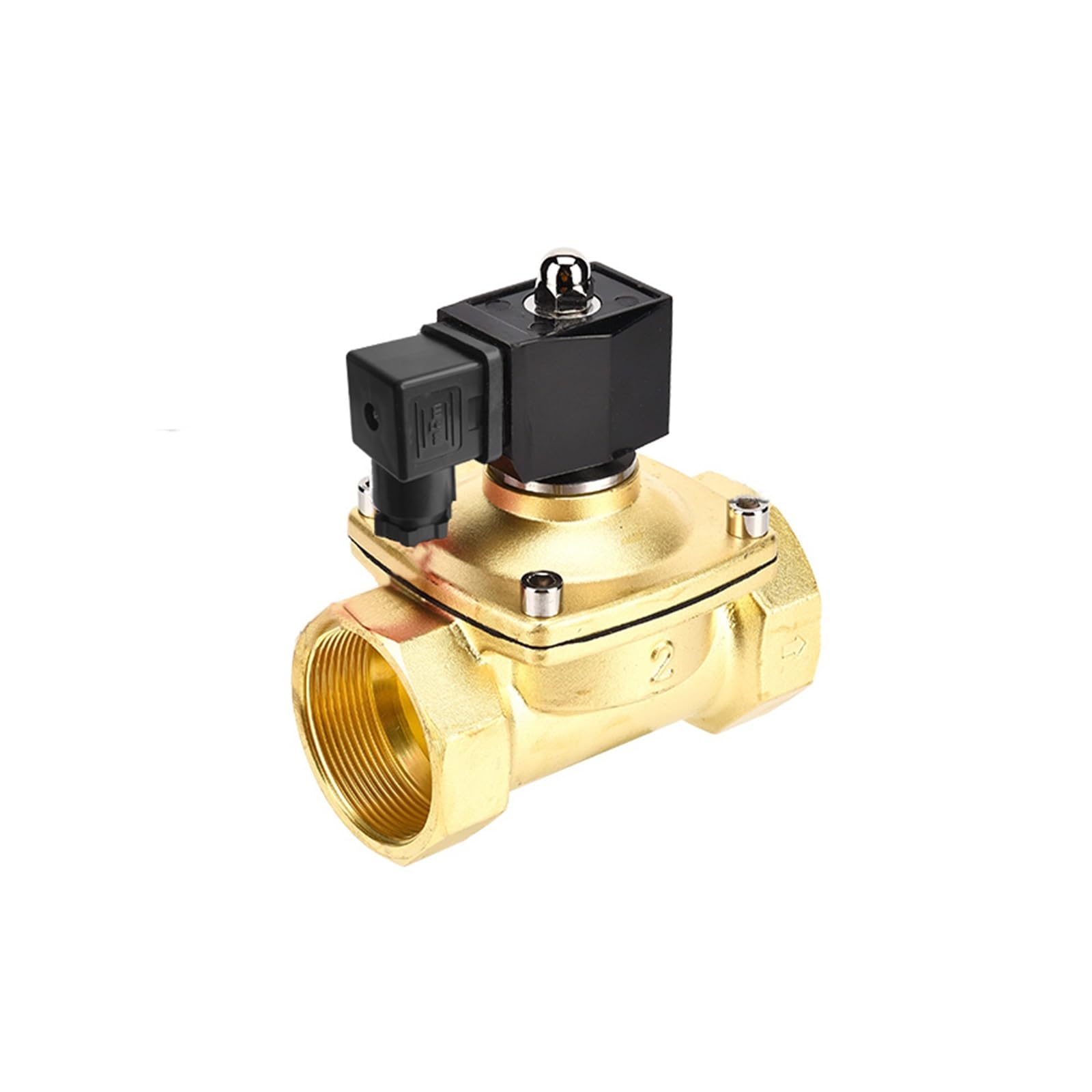 TREDSWQCV 2" IP65 Waterproof Normally Closed Solenoid Valve 24V 12V 220V 110V Brass Electric(G-110VAC-NBR-SEAL)
