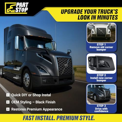 RH Corner Bumper for Volvo VNL
