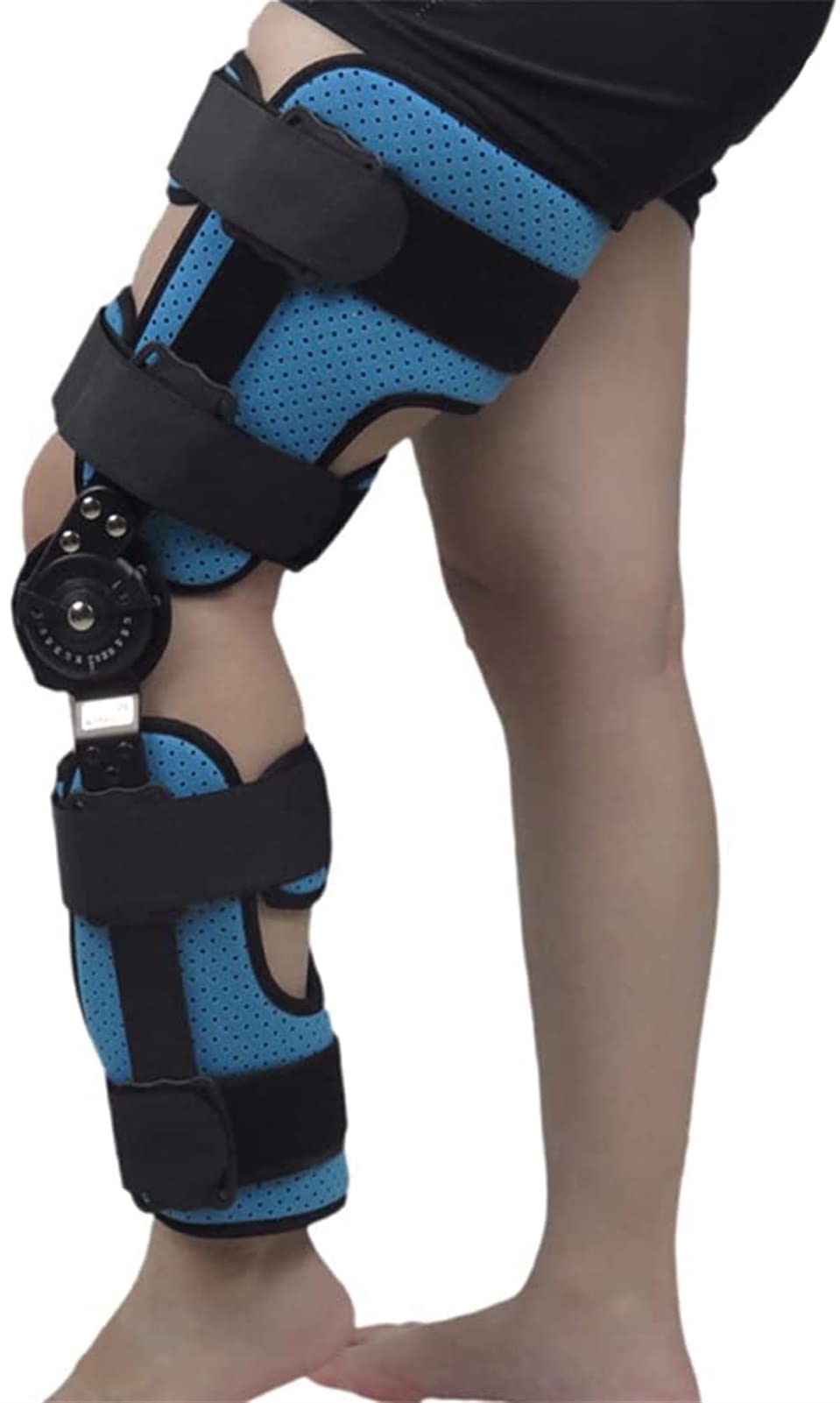 Buy Hinged ROM Knee Brace,Hinged Knee Orthosis Adjustable Post Op Knee