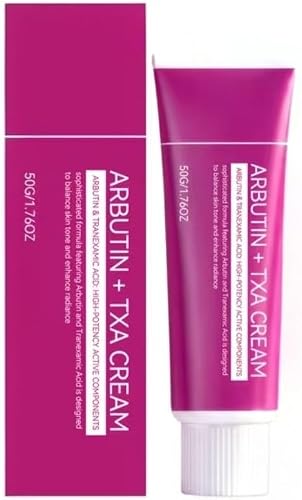 Arbutin + Tranexamic Cream for Skin Tone Balancing, 50g | Tranexamic Acid, Hyaluronic Acid, Hydrating Formula, Enhances Radiance, Smooth Texture