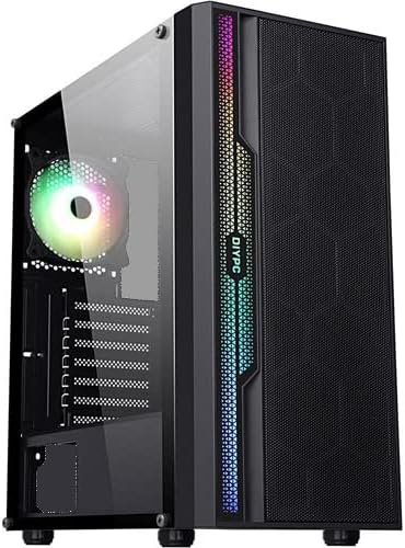 Centaurus Dorado | Intel i7-11700 4.6GHz 8-Core, 16GB RAM, GeForce RTX 3060 12GB, 1TB SSD, WiFi, RGB. Upgradable Custom Desktop Gaming PC