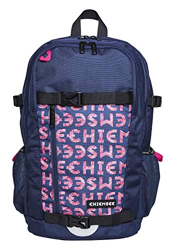 Chiemsee 2-School Schulrucksack, 47 cm, 22 Liter, Dark Blue/Pink
