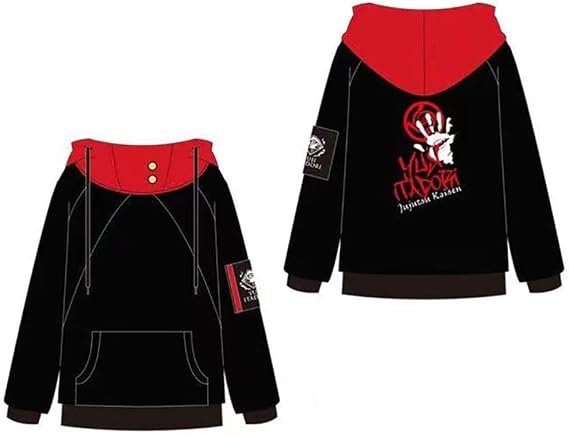 JJK Cosplay Hoodie Satoru Pullover Hoodie Anime Sweatshirt 3D Novelty Unisex Hooded