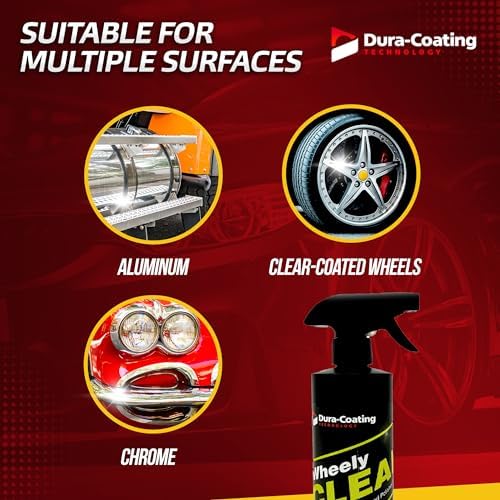 DURA-COATING TECHNOLOGY Wheely Clean - Professional Wheel Cleaner Spray - Ready-to-Use Tire Cleaner and Rim Cleaner - Suitable for Aluminum, Chrome, or Clear-Coated Wheels - Removes Brake Dust - 16 oz — view 3