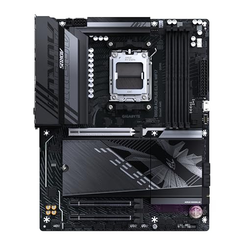 Image of Gigabyte B850 AORUS Elite WIFI7 Motherboard - AMD Ryzen 9000 Series CPUs, 14+2+2 Phases Digital VRM, up to 8200MHz DDR5 (OC), 1xPCIe 5.0 + 2xPCIe 4.0 M.2, 2.5 LAN, WiFi 7, USB 3.2 Gen 2x2