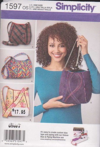Simplicity Pattern 1597 Ladies Purses 4 Styles Designed by Ghee's