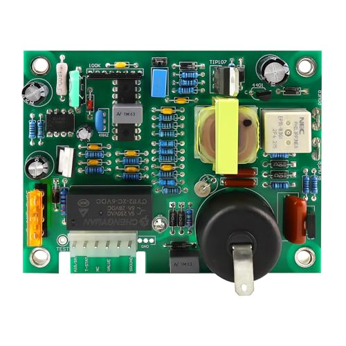 Fan50 Circuit Board, Green PCB Control Module with Power Connector, Replacement Electronic Component