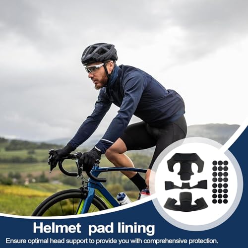 Almohadillas de casco para bicicleta y kit de espuma protectora infantil 7