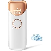 19,8J Epilatore Luce Pulsata con Funzione di Raffreddamento,999900 Luce Pulsata,Epilatore