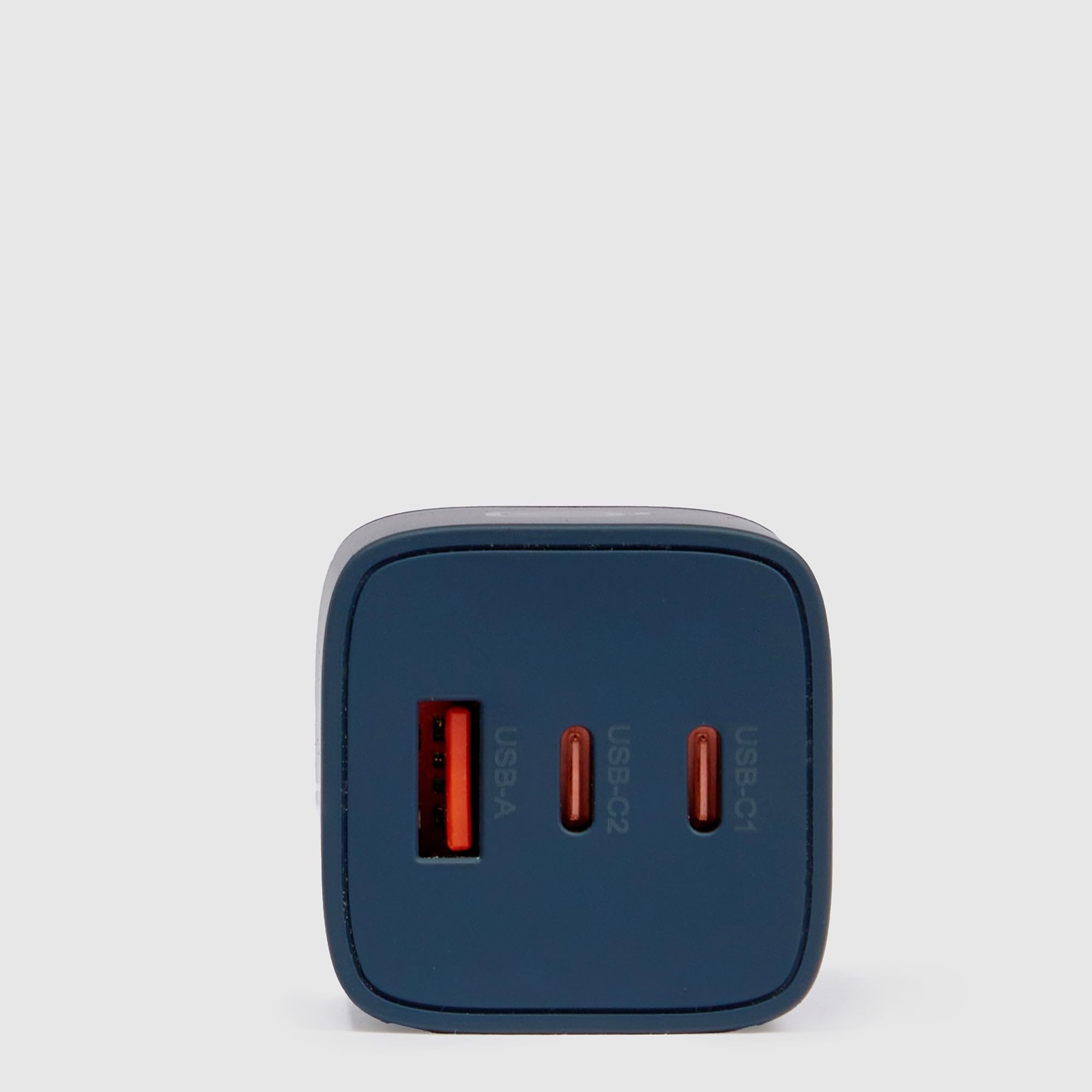 PIQUADRO - Alimentatore USB Multiporta, USB-C e USB-A - Unisex - Blu | Ricarica rapida simultanea, Power Delivery, per Laptop e smartphone, Device
