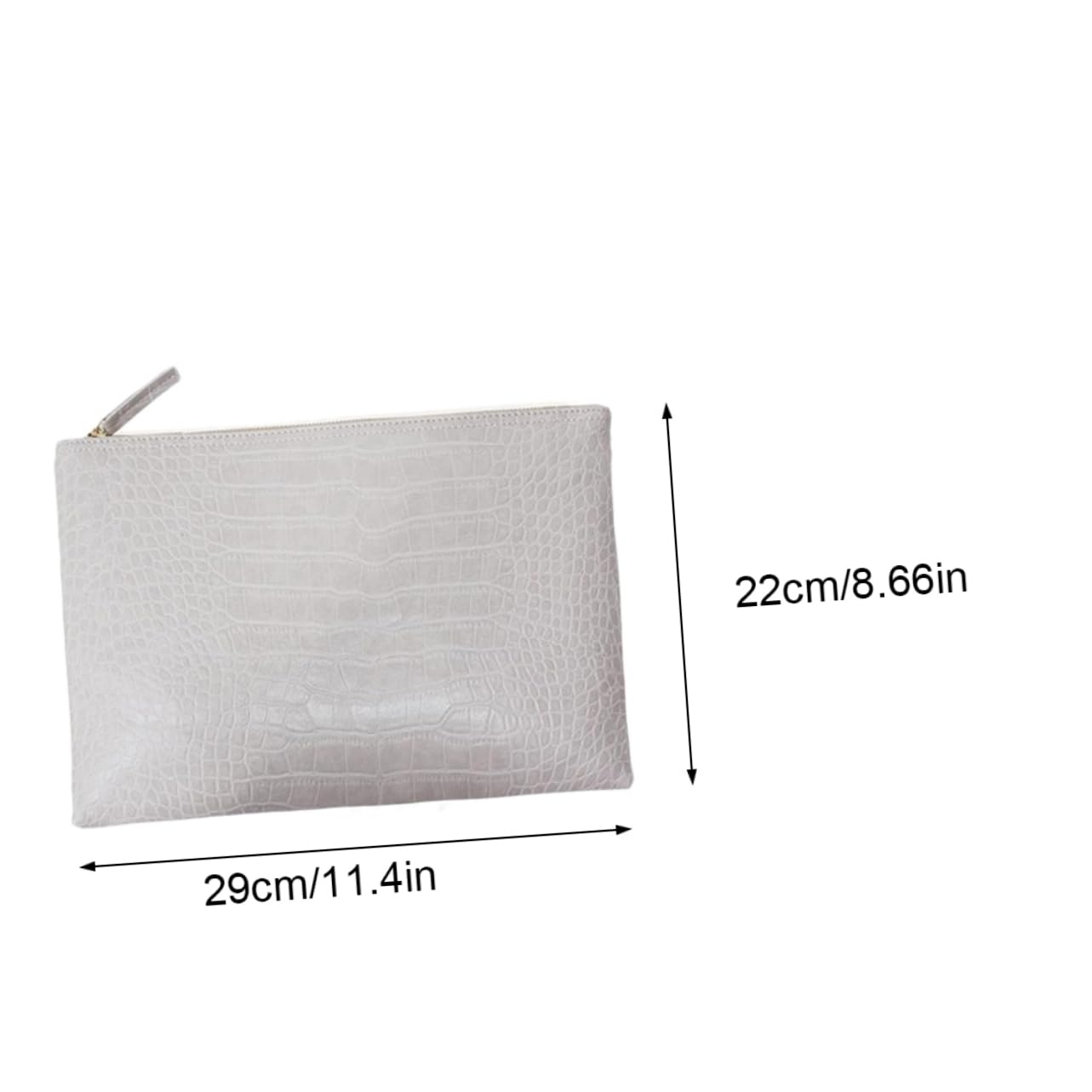 WOFASHPURET 1 Pc Women's Fashion Bag Alligator Printed Pouch Clutch Envelope Bag Stylish Handbag for Party