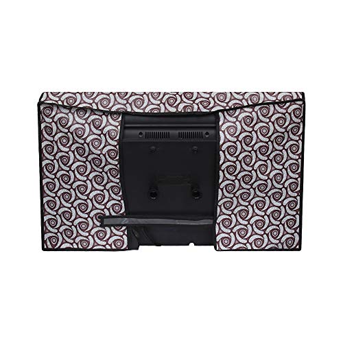 Image of DREAM CARE Double Use - Transparent & Printed Flap - 32 Inches LED TV Cover, Waterproof LED TV Cover for (LG, Samsung, Vu, Mi, Realme, TCL, Croma), SA59