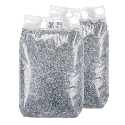 Streusplitt 30 kg (2x15kg) Sack Streugranulat als Streusalz Ersatz Umweltfreundlich Salzfrei 2-5 mm Körnung