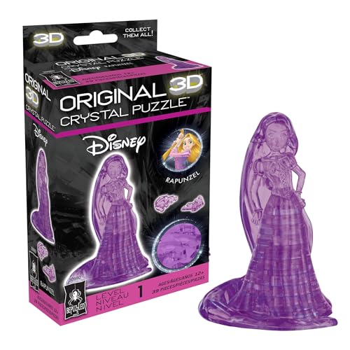 BePuzzled | Disney Rapunzel Original 3D Crystal Puzzle, Ages 12 and Up
