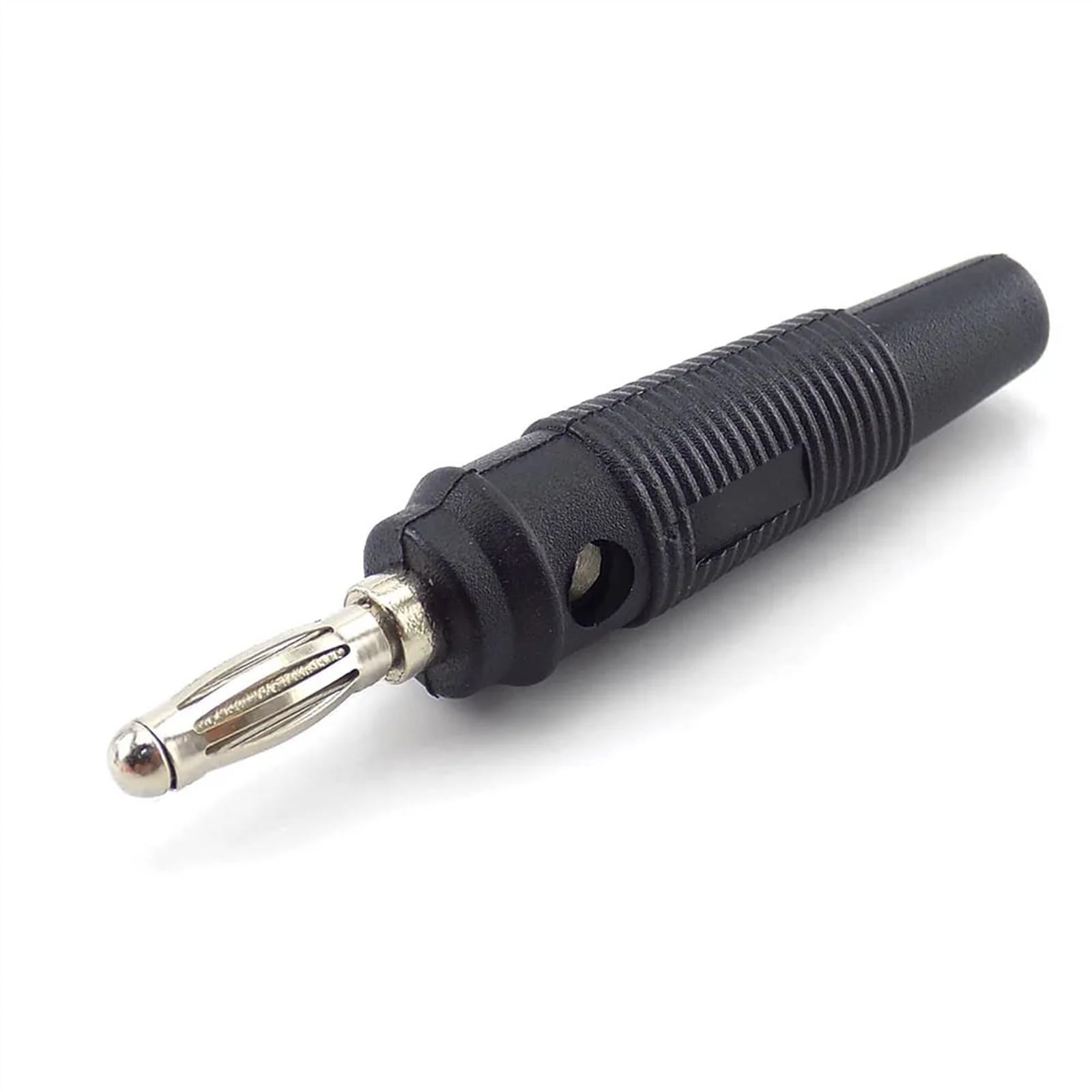Conectores de Altavoz de Audio con Conector Banana de 4MM, Amplificador, Poste de encuadernación for Altavoz, Conector Jack Banana de 4mm for terminales de Cable, Rojo y Negro(5pcs Black)