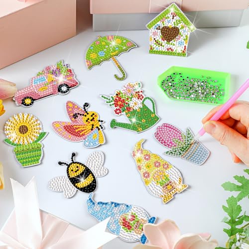 Saillong 20 piezas imanes decorativos para refrigerador miniatura 3