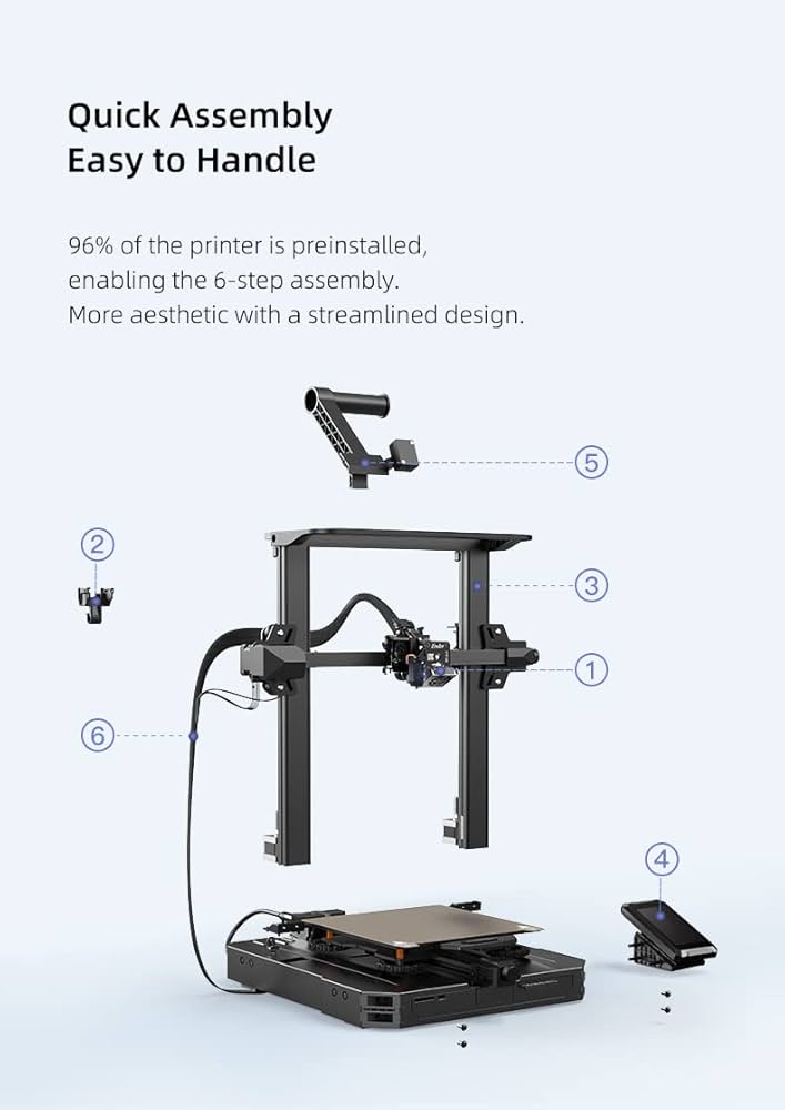 Amazon | Creality 3D Ender-3 S1 pro FDM 3D プリンター | 3Dプリンタ