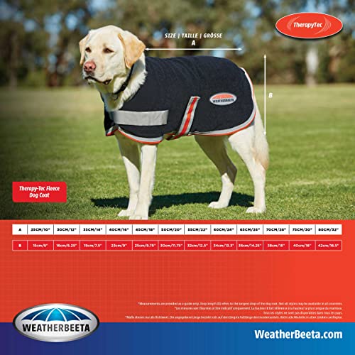 Manteau Weatherbeeta Therapy Tec chien 30cm noir argent