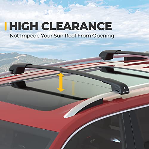 Bougerv A1317-02902 Roof Rack Cross Bars Compatible With Volkswagen Vw Atlas 2017-2024 With Anti-Theft Lock Aluminum Anti-Rust Crossbars For Roof Cargo Carrier Bag Kayak Canoe Bike Luggage Snowboard thumb #3