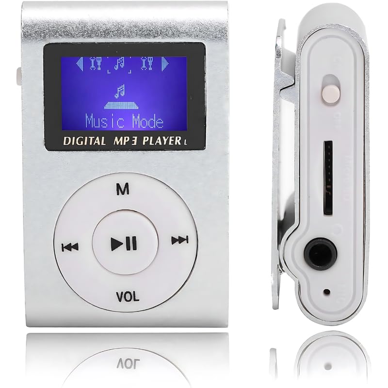 DRUMSTONE with 15 Years Warranty ) Ultra-Lightweight Clip-On MP3 Player with Mini LCD Screen & 32GB Expandable Storage – Ifor Active Lifestyles Memory Card not included