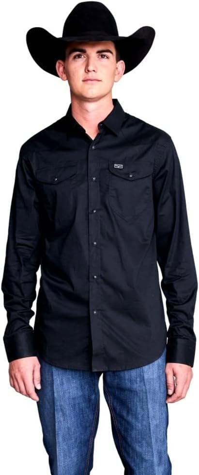 Kimes Ranch Mens Blackout Dress Shirt