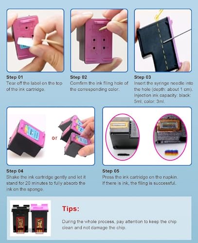 Image of ANG Refill Ink for 680 Ink Cartridge Black (100gX2 with 1 Syringe)