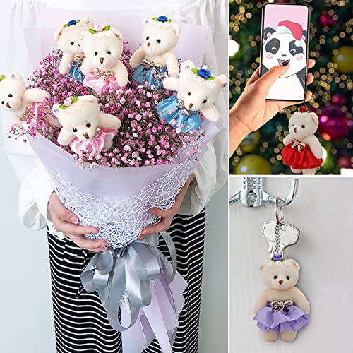 Sealive Stuffed Animals Plush Bears (1 Dozen), Mini Bear Stuffed Animal Bulk Assorted Toys For Birthday Cake Wedding Decorations Party Favors Supplies #TOP1