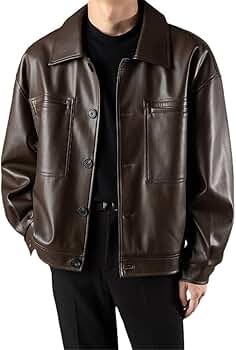 ジャケット・アウター COSYHARU Willnut Leather Padding jacket black up China leather jacket - COSYHARU | 60% - Asian