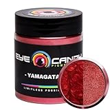 Eye Candy Pigments Premium True Red Mica Powder - Yamagata Red (25gr) - for Epoxy, Resin, Soap, Paint, Woodworking, Acrylic Pouring, Bath Bombs, Fishing Lures - DIY Arts and Crafts Additive