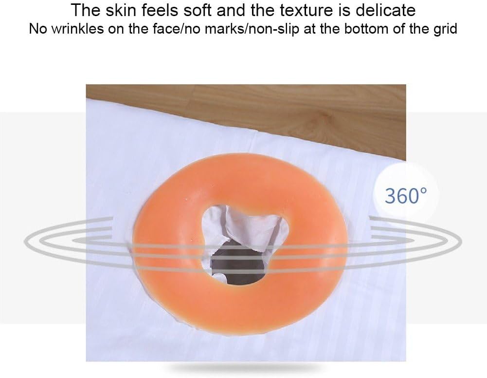 Face Massage Pillow, Silicone Cushion for Massage Table, Soft Salon Spa Massage Cushion Face Pillow Bolsters