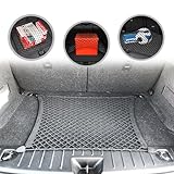 Floor Style Trunk Mesh Cargo Net for BMW i3 i 3 2014-2024 - Car Accessories - Premium Trunk Organizers and Storage - Cargo Net for Hatchback - Vehicle Carrier Organizer for BMW i3 i 3