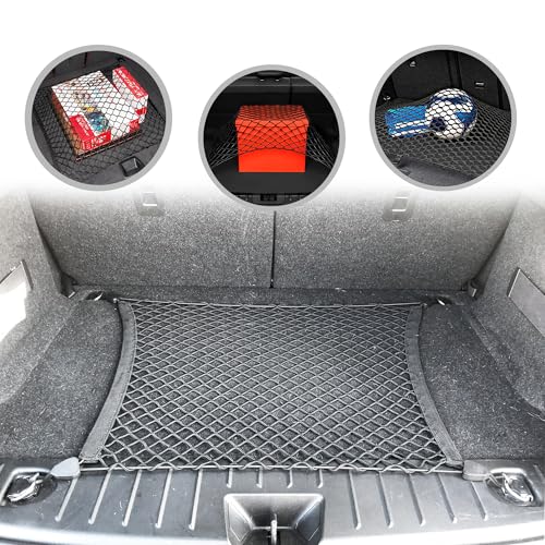 Floor Style Trunk Mesh Cargo Net for BMW i3 i 3 2014-2024 - Car Accessories - Premium Trunk Organizers and Storage - Cargo Net for Hatchback - Vehicle Carrier Organizer for BMW i3 i 3