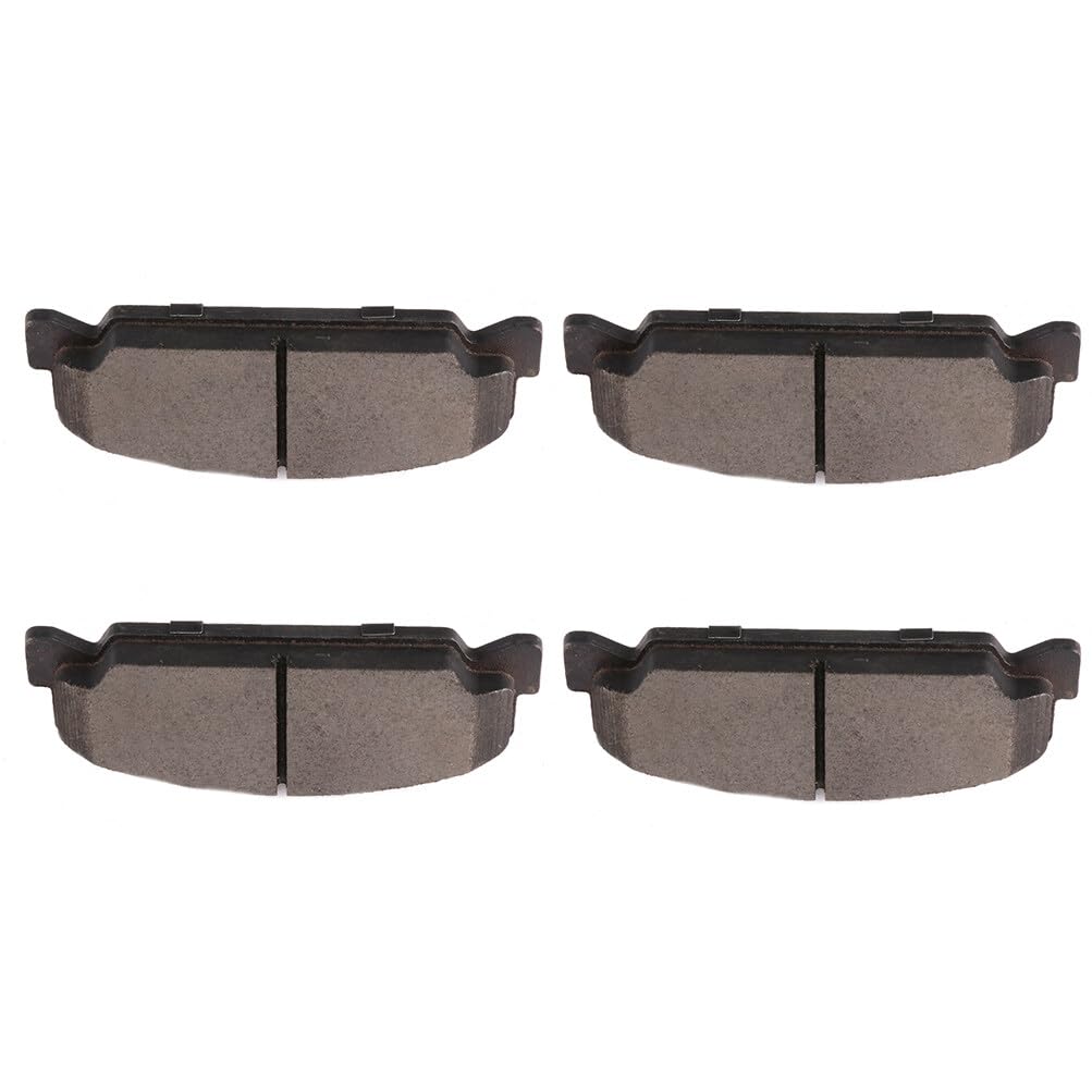 SCITOO D474 Front Ceramic Brake Pads Sets Fit For Honda Civic 1990-2000,For Honda Civic del Sol 1993-1995,For Honda CRX 1990-1991