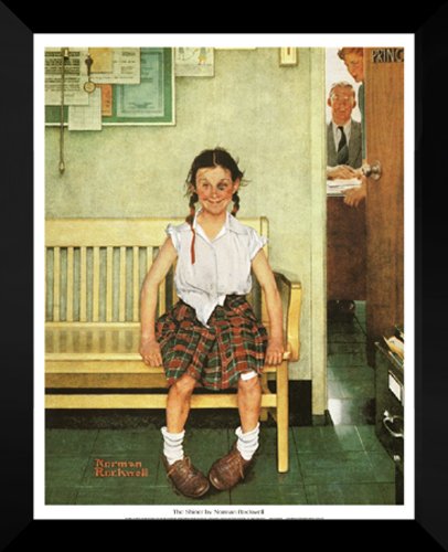 Norman Rockwell Framed Art Print 24x30 Shiner